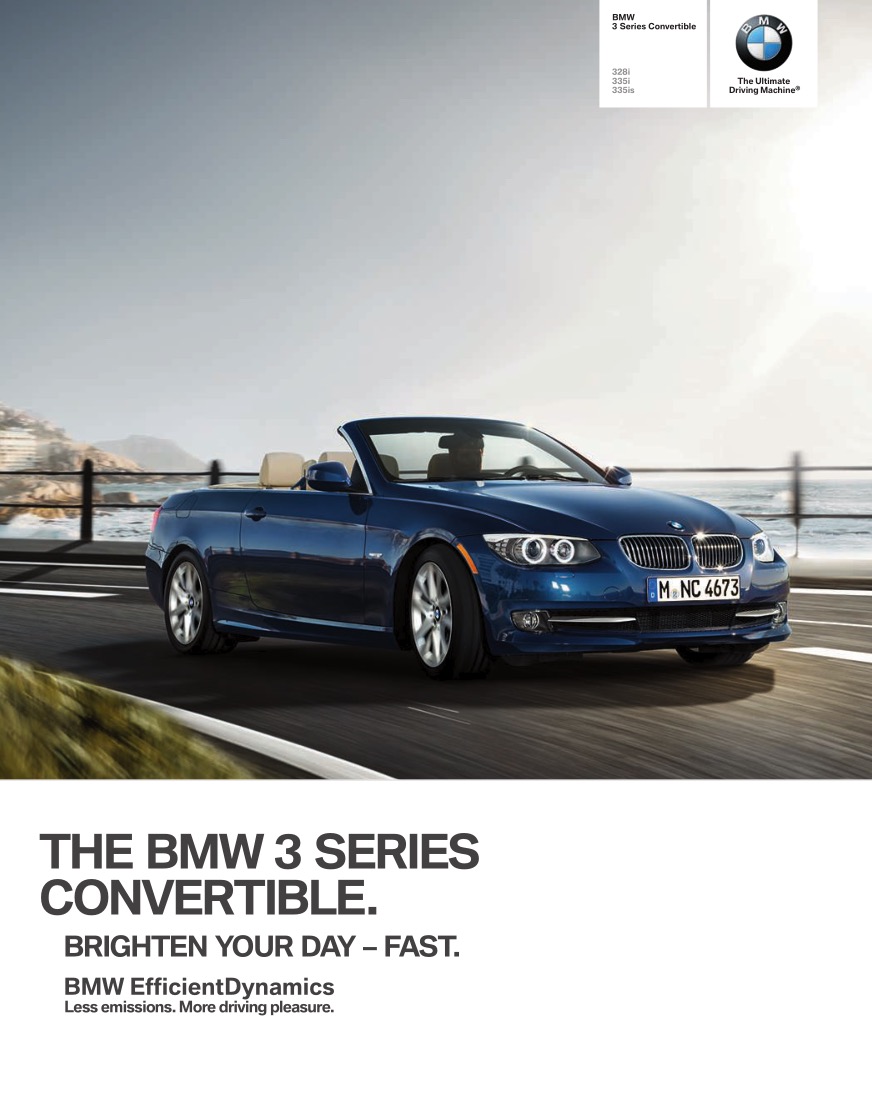 2012 BMW 3-Series Convertible Brochure Page 15